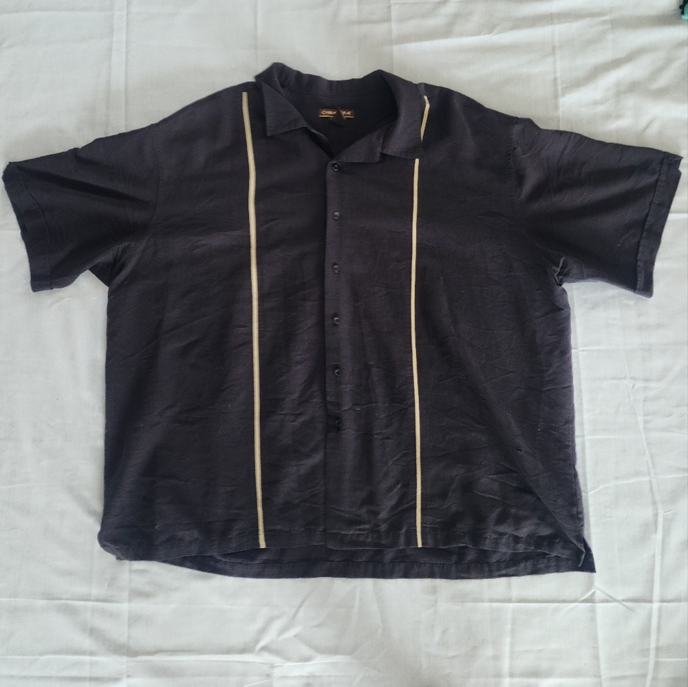 Cub Avera Mens button down short sleeve shirt Sz 3x